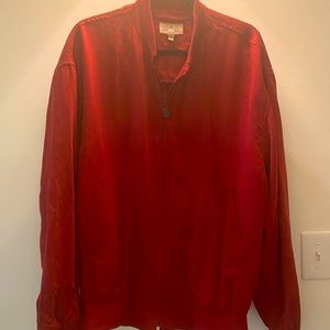 Zegna Men’s Cranberry ZIP-up jacket. SZ large